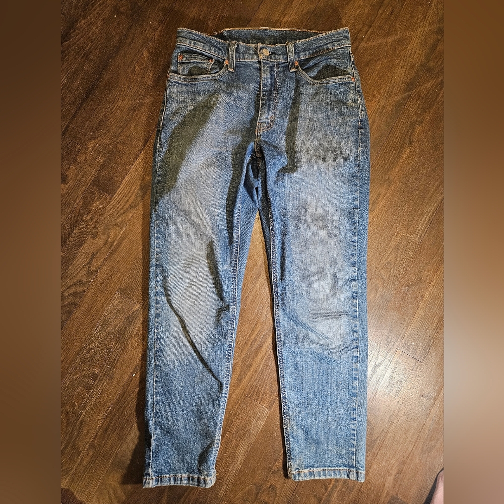 Levis 531 Regular Fit Jeans, Size 32x 29 Blue Denim, Worn, Some Stains, Workwear